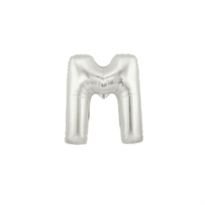 Oaktree Foil Balloon Silver 7" Letter M