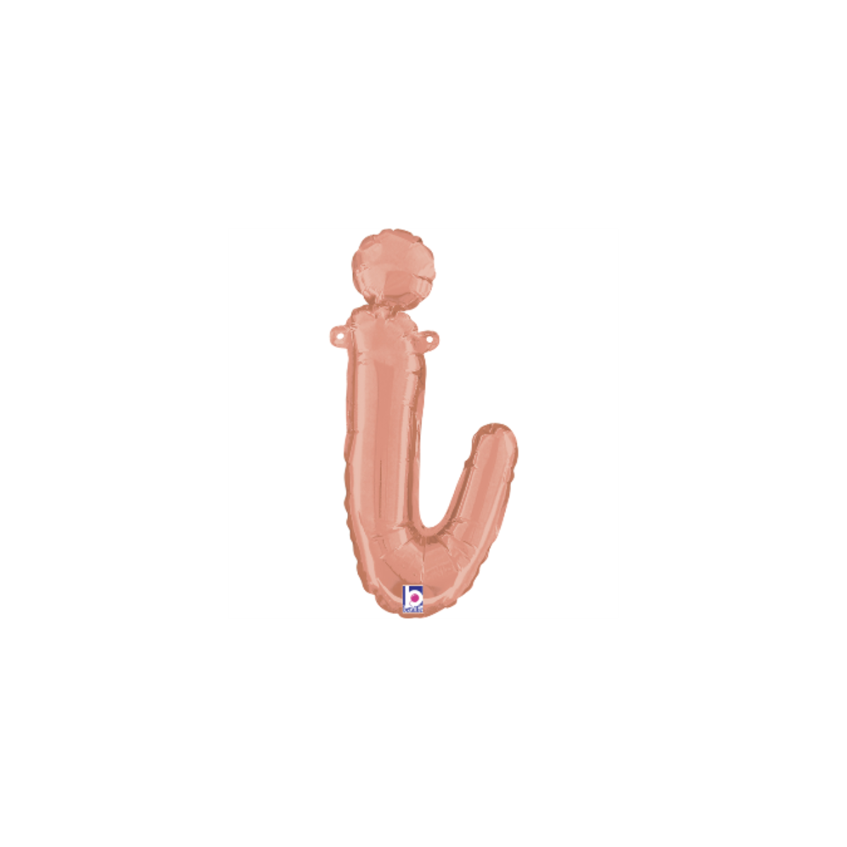 Grabo Foil Balloon Rose Gold 14" Letter I