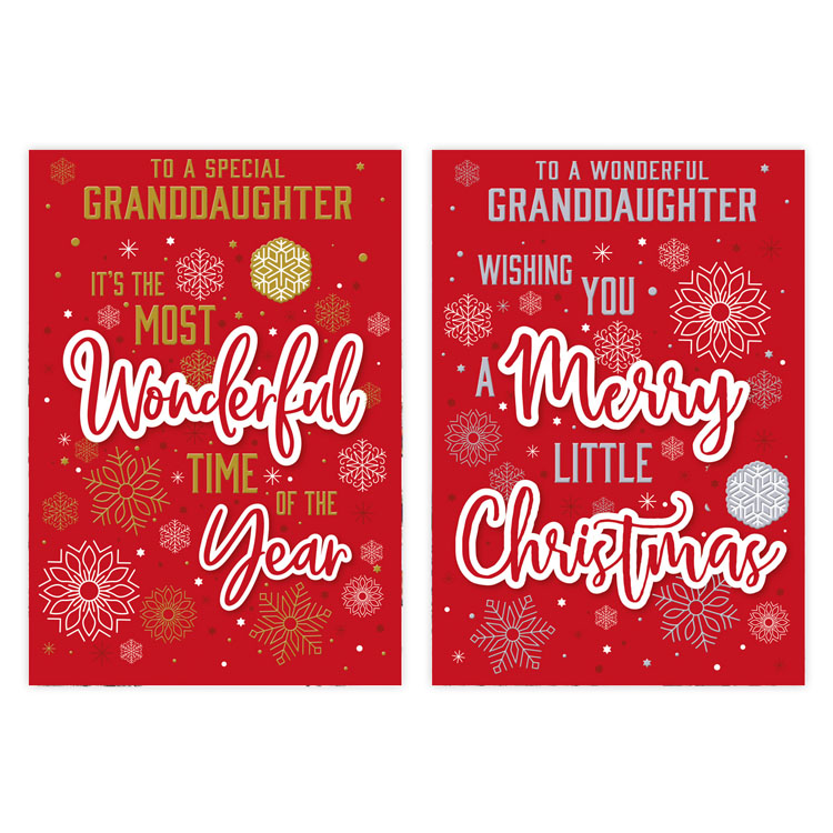 Poppyhill C50 Christmas Granddaughter 12pk