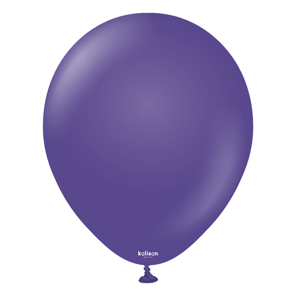 Kalisan Standard Violet 18" Latex Balloons 25pk