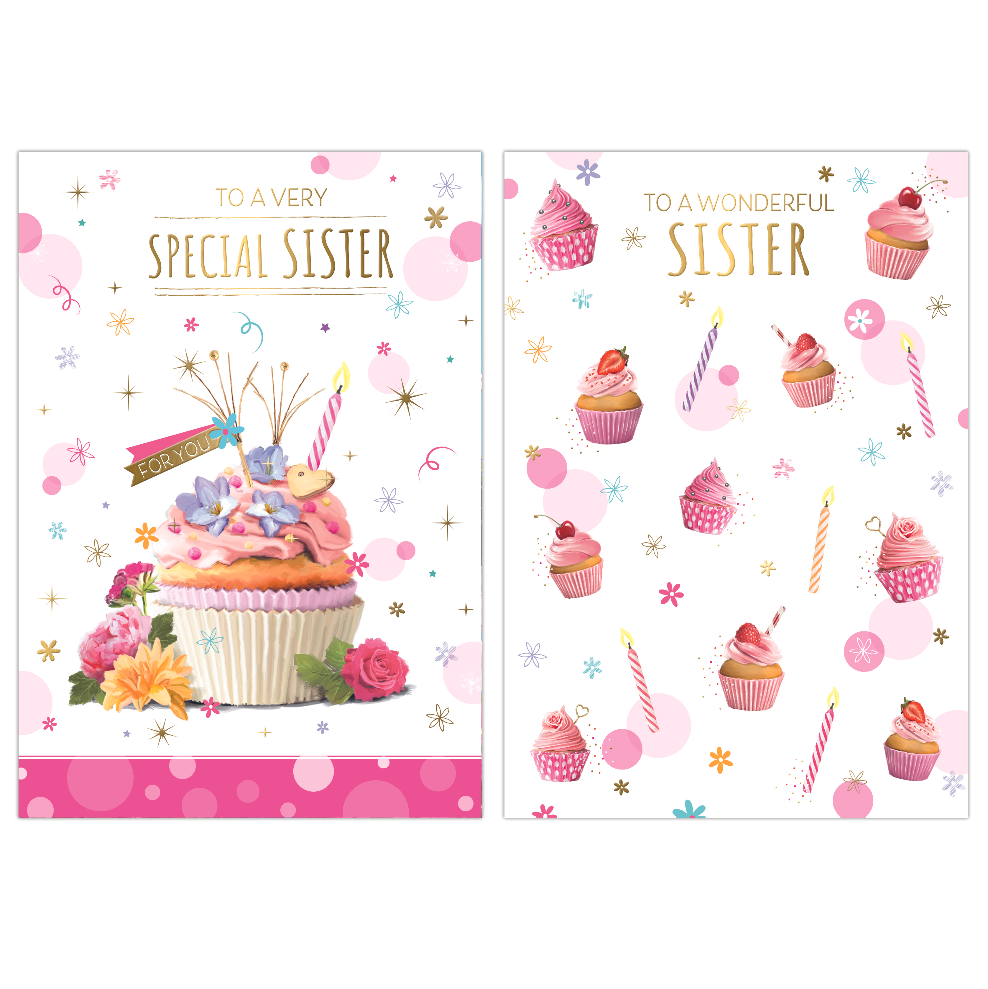 Poppyhill 12 Pack Cards C50 Birthday Sister
