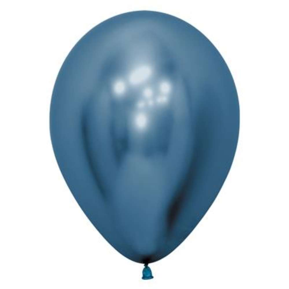 Sempertex Reflex Blue 12" Latex Balloons 50pk