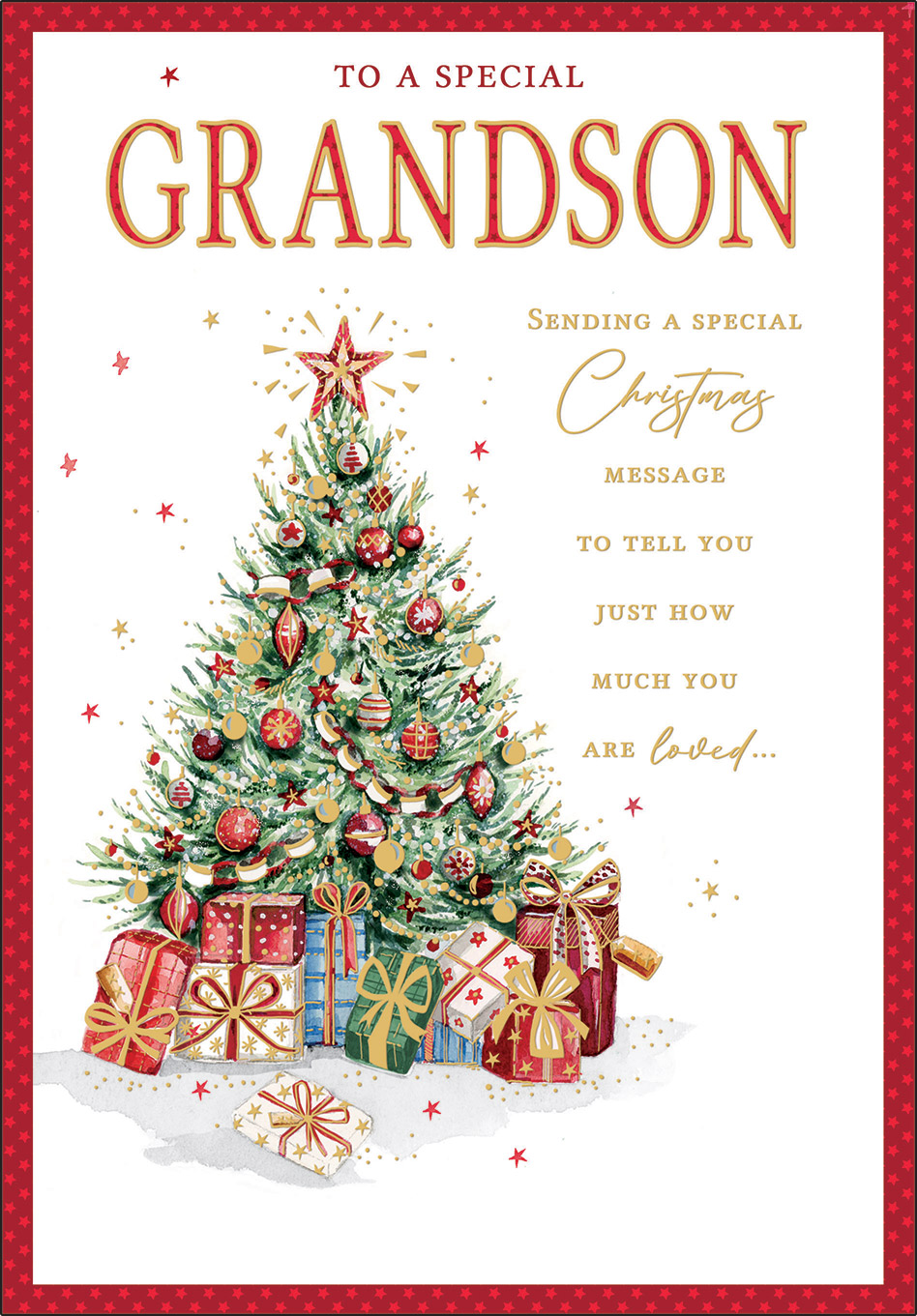 Regal 6 Pack C75 Cards Christmas Grandson