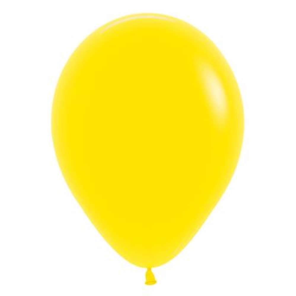Sempertex Fashion Yellow 12" Latex Balloons 50pk