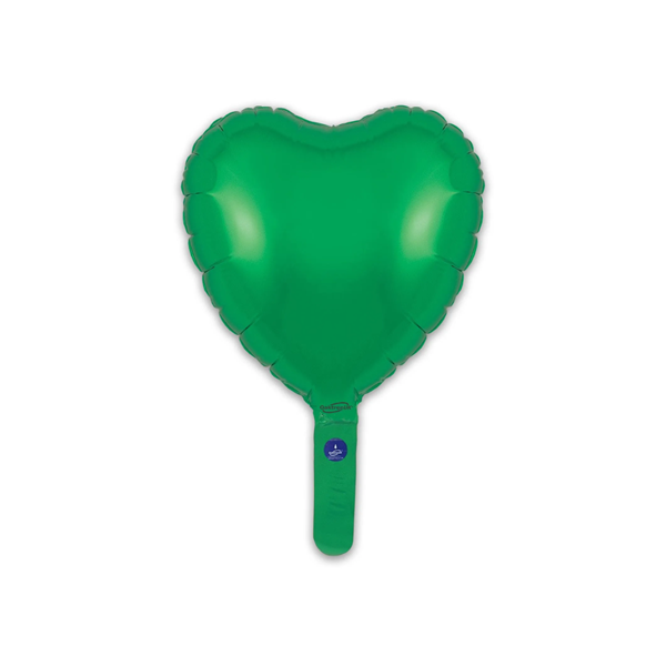Oaktree Green Heart 9" Foil Balloon (Loose)