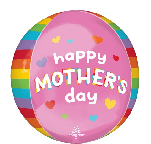 Anagram Mother's Day Rainbow 16" Orbz Balloon