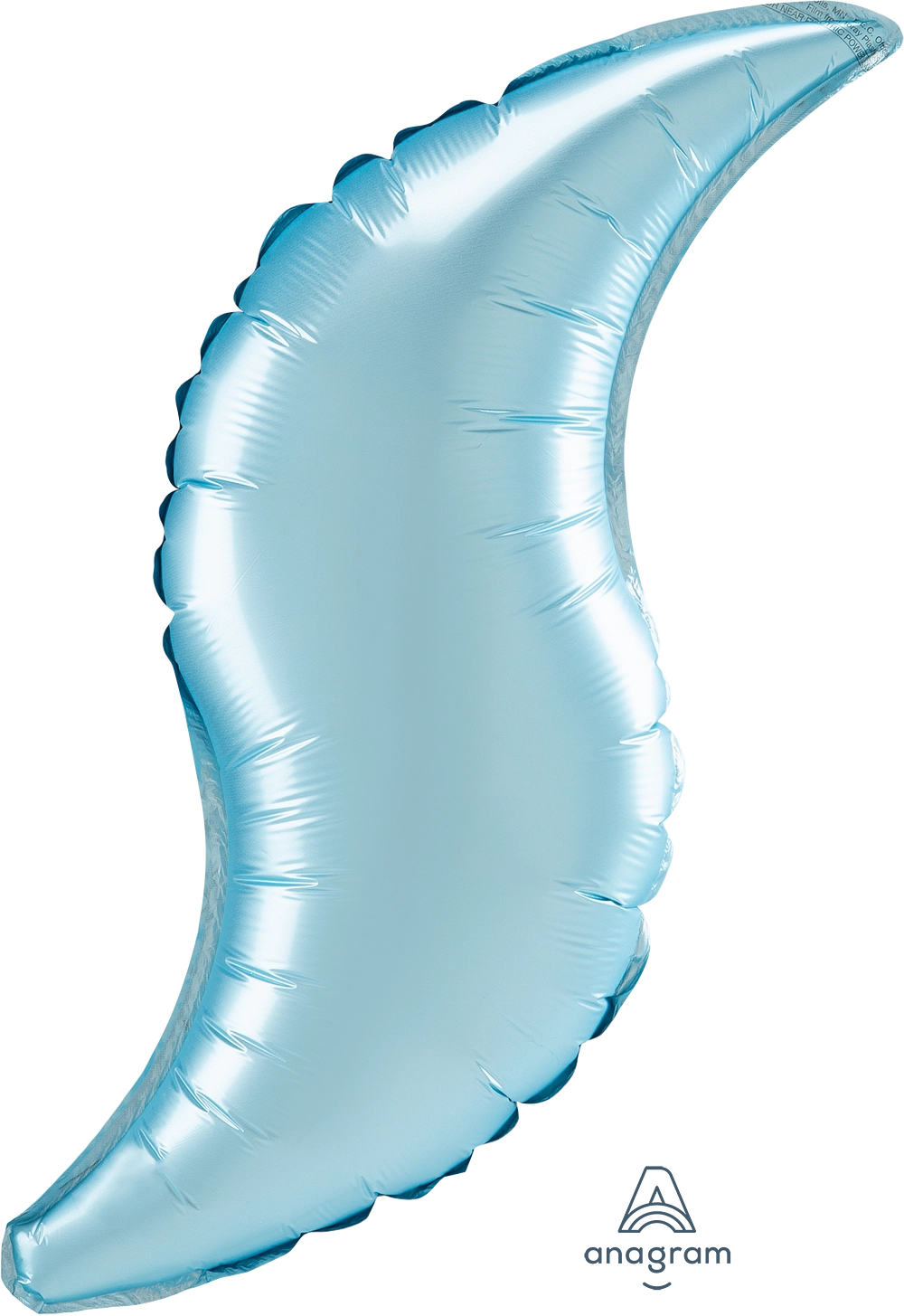 Anagram Satin Luxe Pastel Blue 36" Curve Foil