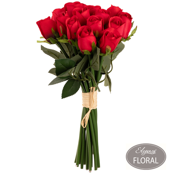 Eleganza Beatrice Rose Red 15 Bud Bunch