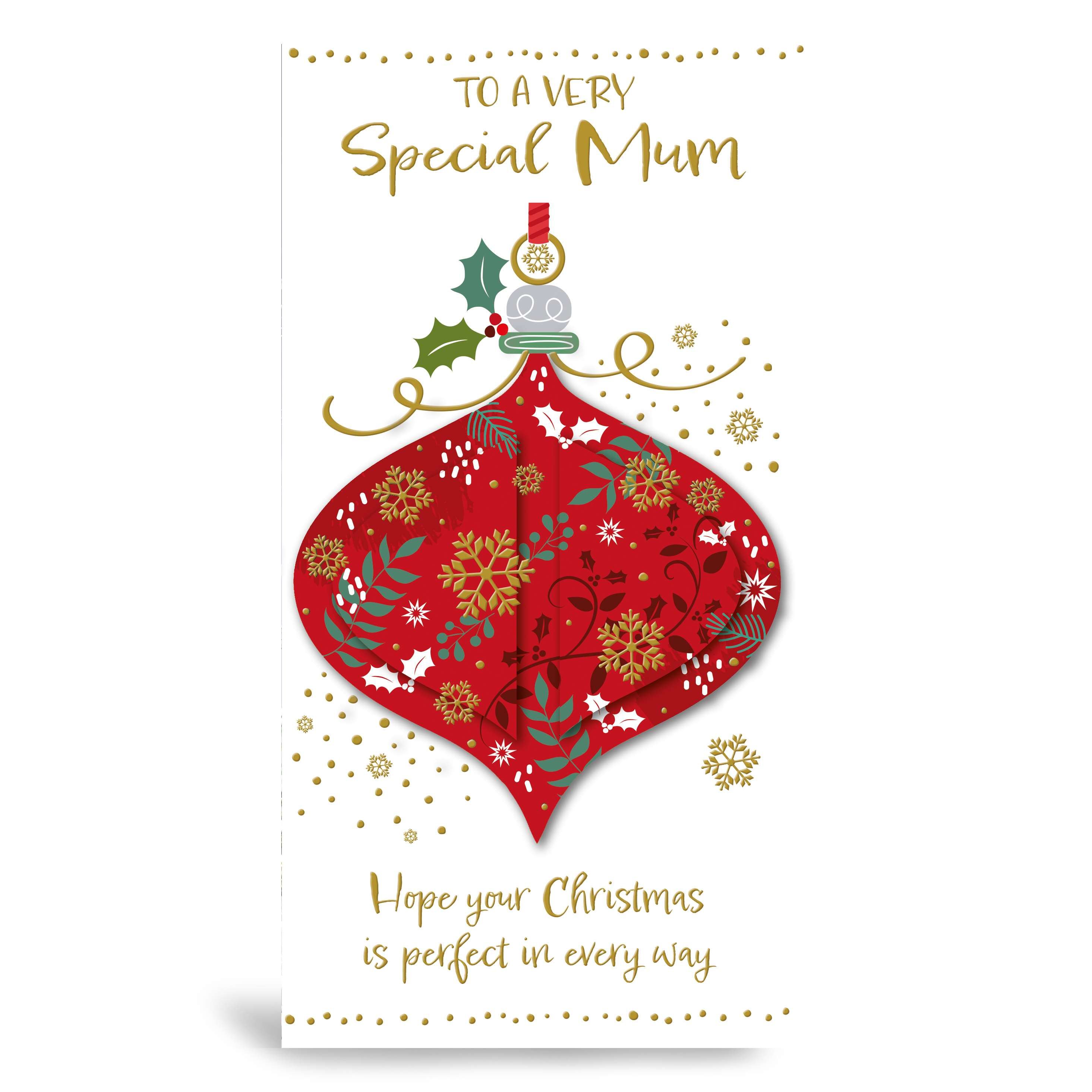 Prelude 6 Pack Cards C55 Christmas Mum Bauble