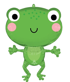 Anagram Happy Frog 29" Supershape Foil Balloon