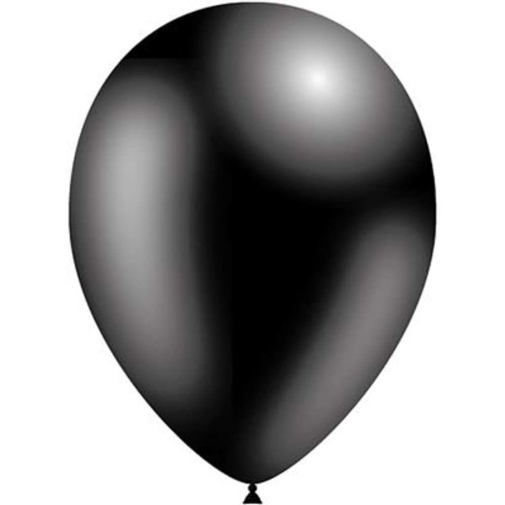 Decotex Pro Fashion Black 11" Latex Balloon 50pk