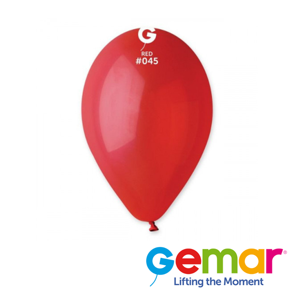 Gemar Standard Red 13" Latex Balloons 50pk