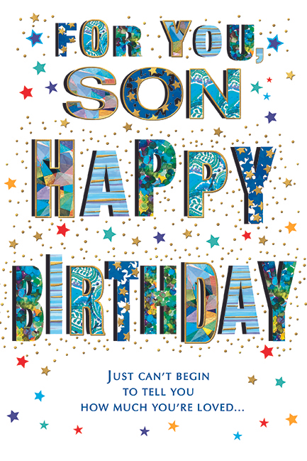 Simon Elvin C75 Birthday Son 6pk