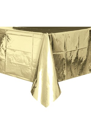 Unique Tablecover Gold Foil 54" x 108