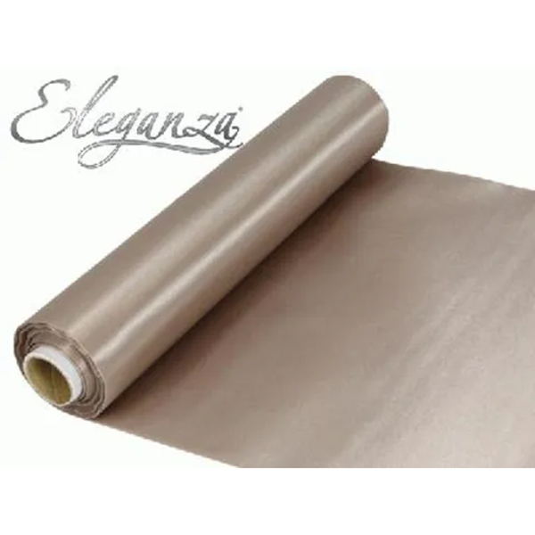 Eleganza Vintage Champagne Satin Fabric Roll 20M