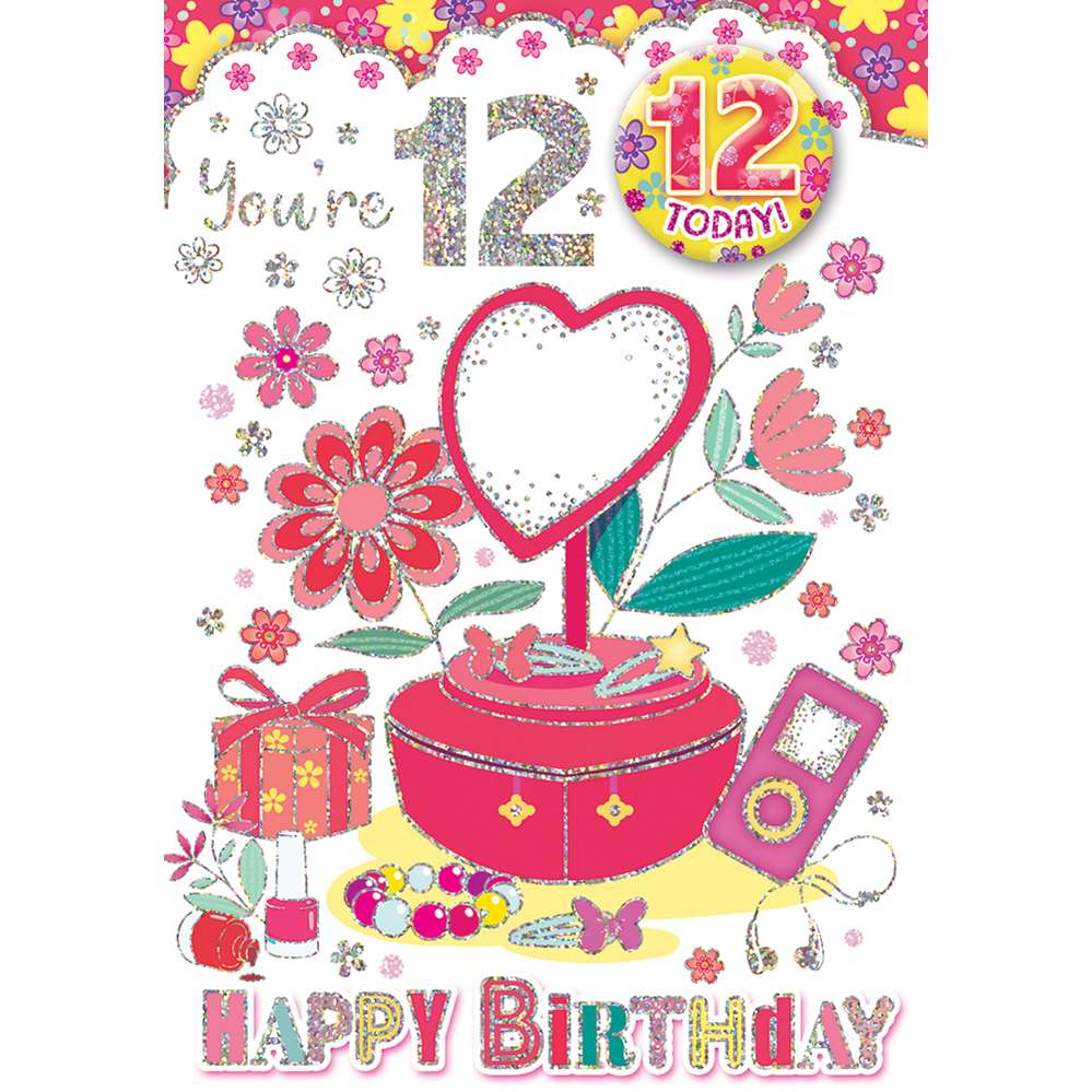 Xpress Yourself C50 Birthday Age 12 6pk