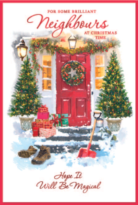 Simon Elvin 6 Pack Cards C75 Christmas Neighbours