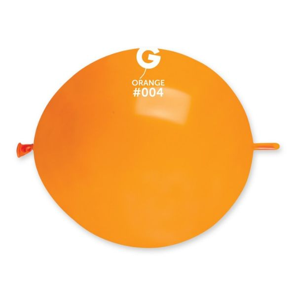 Gemar 50 Pack Latex Balloons Glink Orange 13