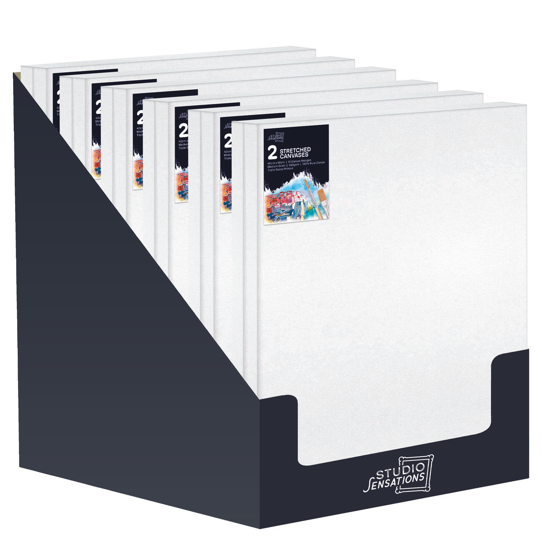 IG Design Group 2 Pack Canvas 40x50cm