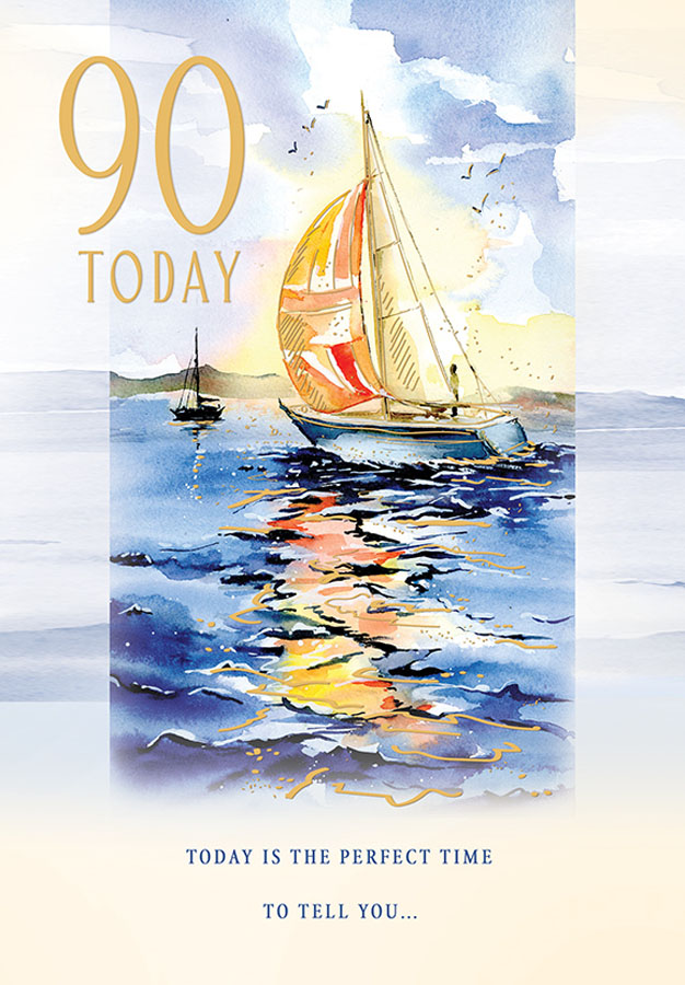 Regal 6 Pack Cards C90 Everyday Birthday Age 90