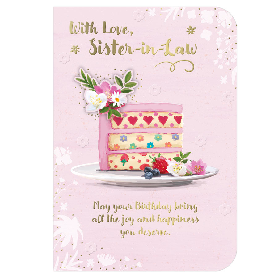Prelude 6 Pack Cards C50 Birthday Sister-In-Law