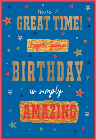 Simon Elvin 6 Pack Cards C50 Birthday