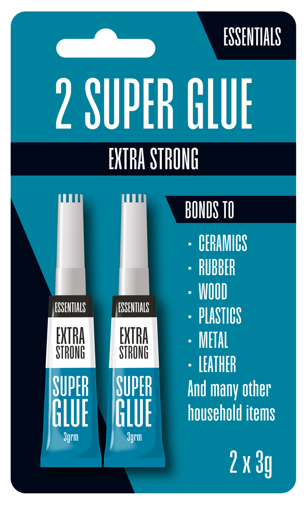 2pk Super Glue 3g