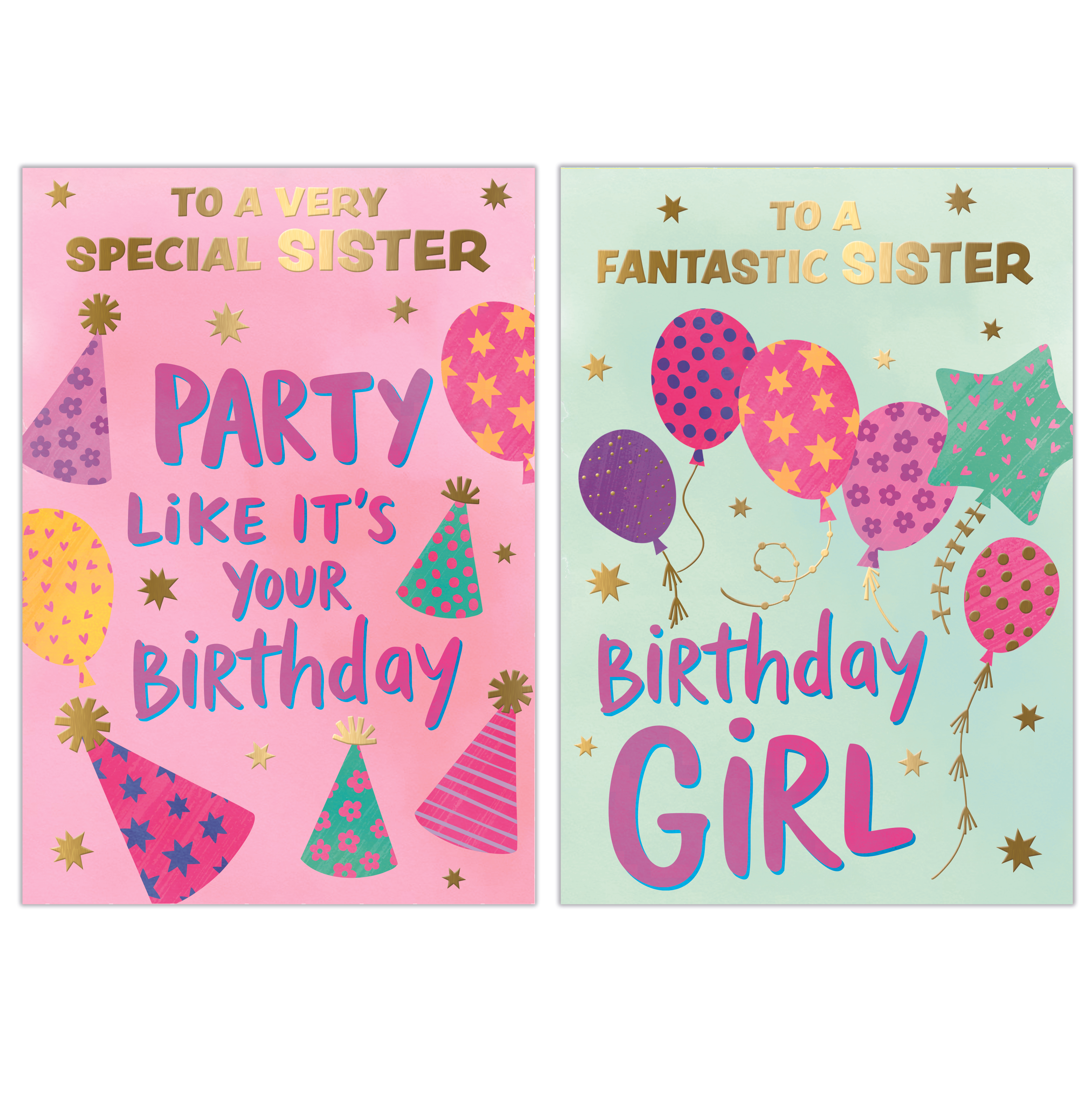 Poppyhill 12 Pack Cards C50 Birthday Sister
