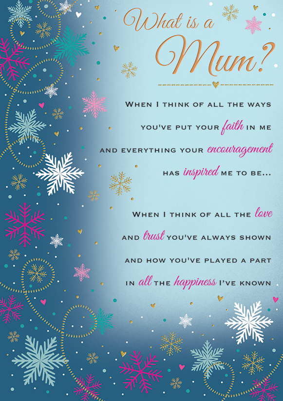 Regal 6 Pack C75 Cards Christmas Mum