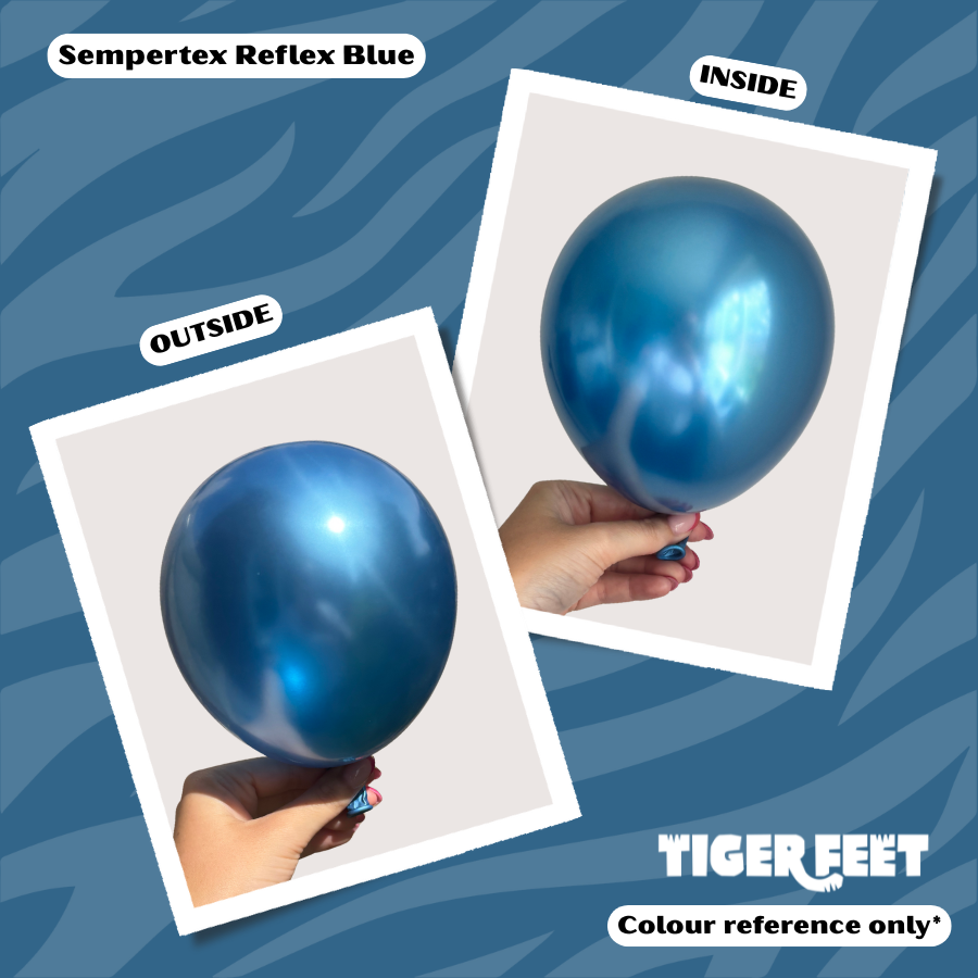 Sempertex 15 Pack Latex Balloons Reflex Blue 18