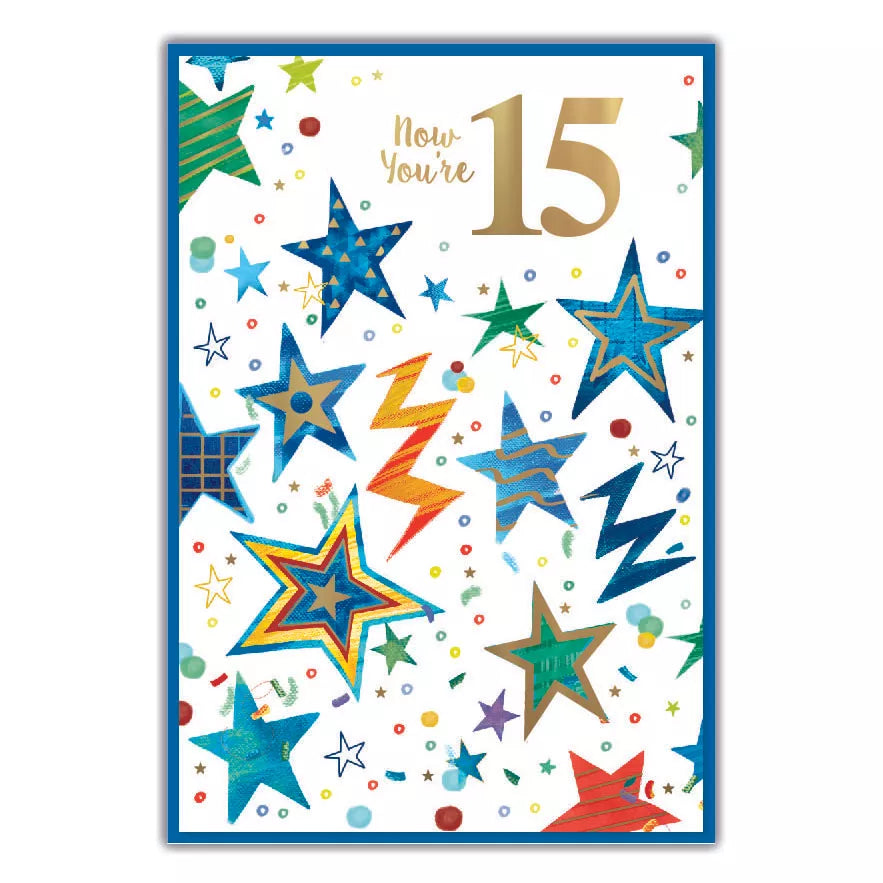 Simon Elvin C50 Birthday Age 15 6pk