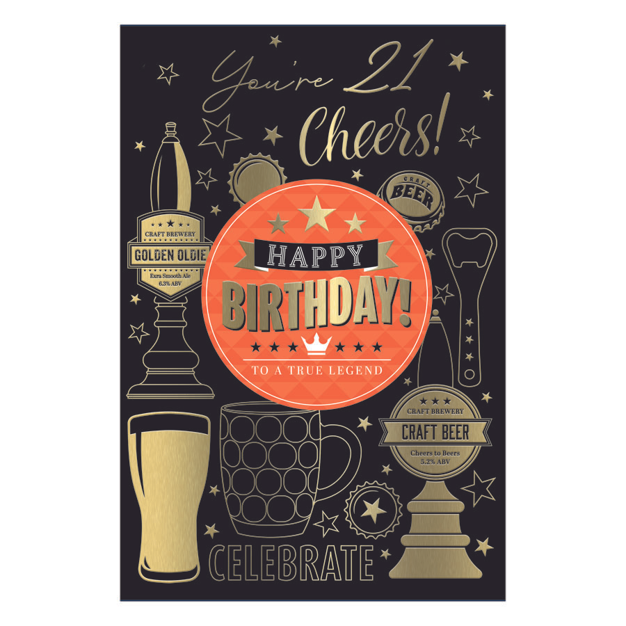 Prelude 6 Pack Cards C75 Birthday Age 21