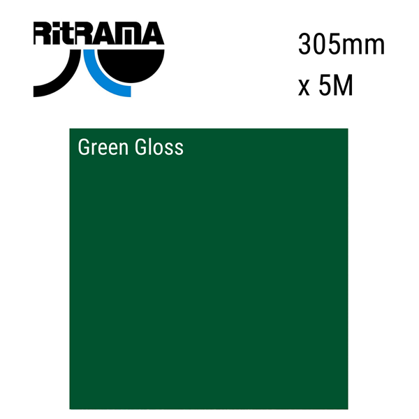 Ritrama Vinyl L Grade Gloss Green 305mm x 5m