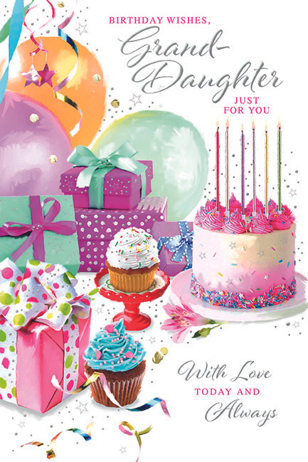 Simon Elvin C75 Birthday Granddaughter 6pk