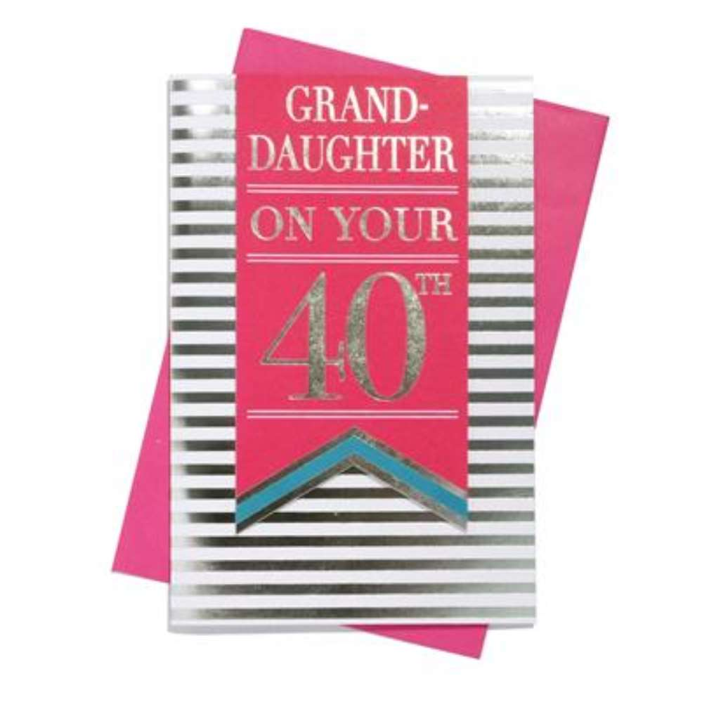 Prelude C75 Birthday Age 40 Granddaughter 6pk