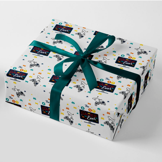24pk Giftwrap Gaming Open + 12 FREE Tags