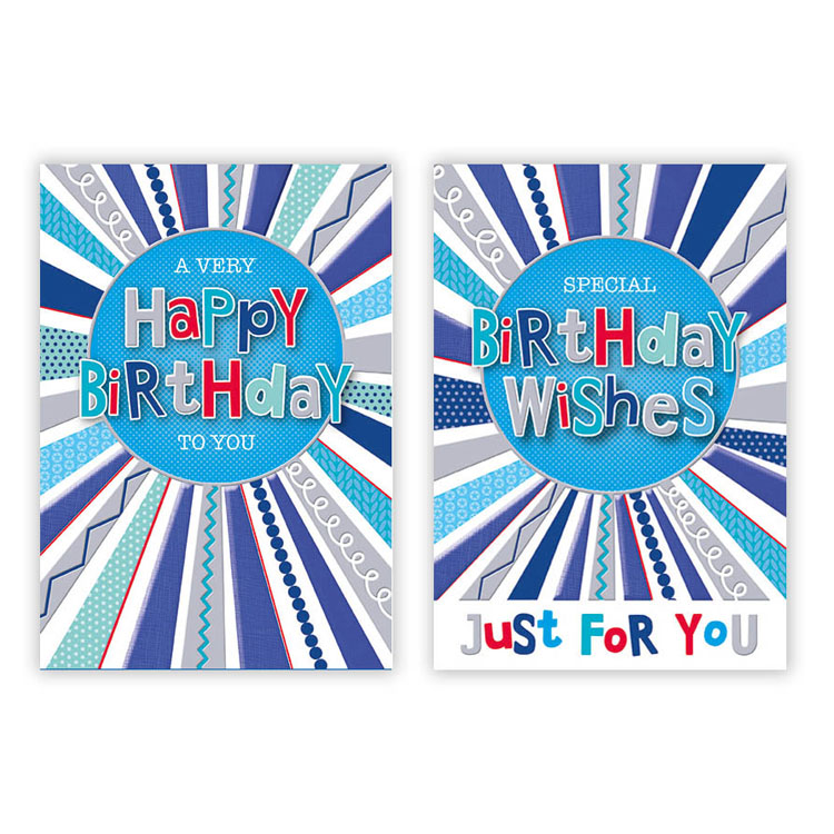 Poppyhill 12 Pack Cards C50 Birthday Open