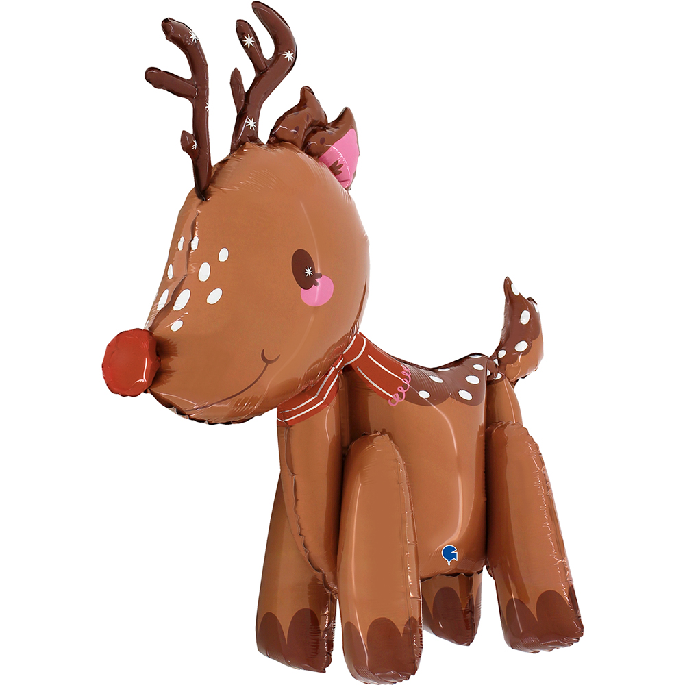 Grabo Foil Balloon Standups Tiny Reindeer 26