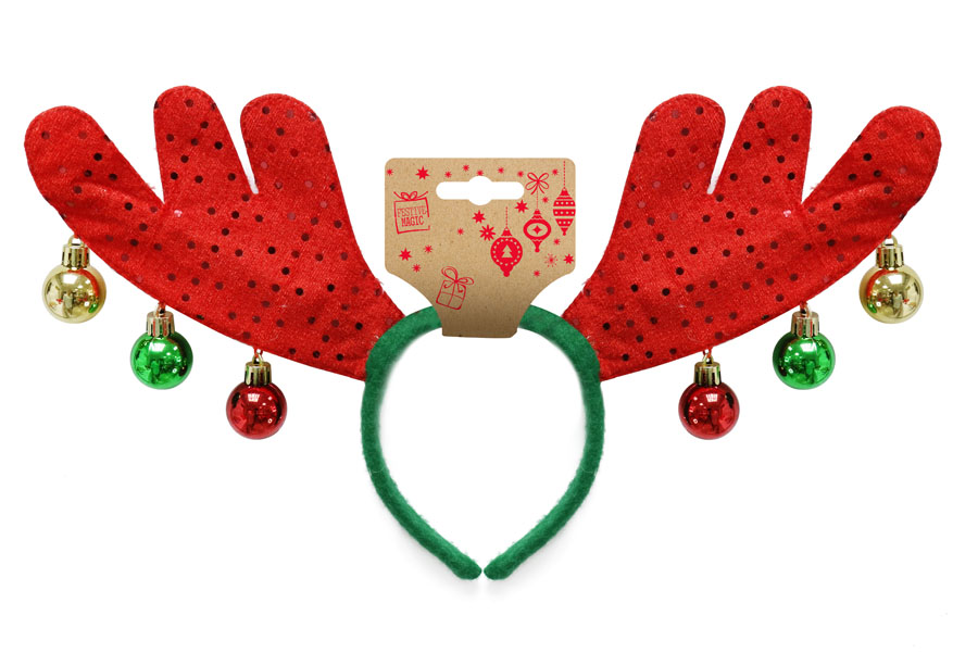 Uncle Bills Headband Antlers With Baubles