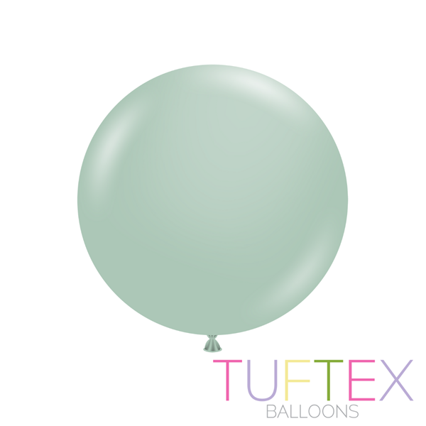 Tuftex 25 Pack Latex Balloons Empower-Mint 24