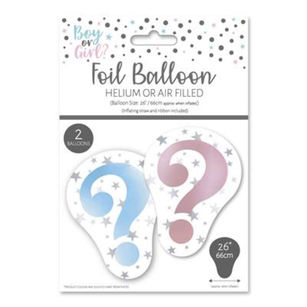Eurowrap Foil Balloon Gender Reveal 26"
