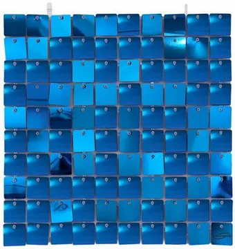 Oaktree Metallic Sequin Wall Panel Light Blue 30cm