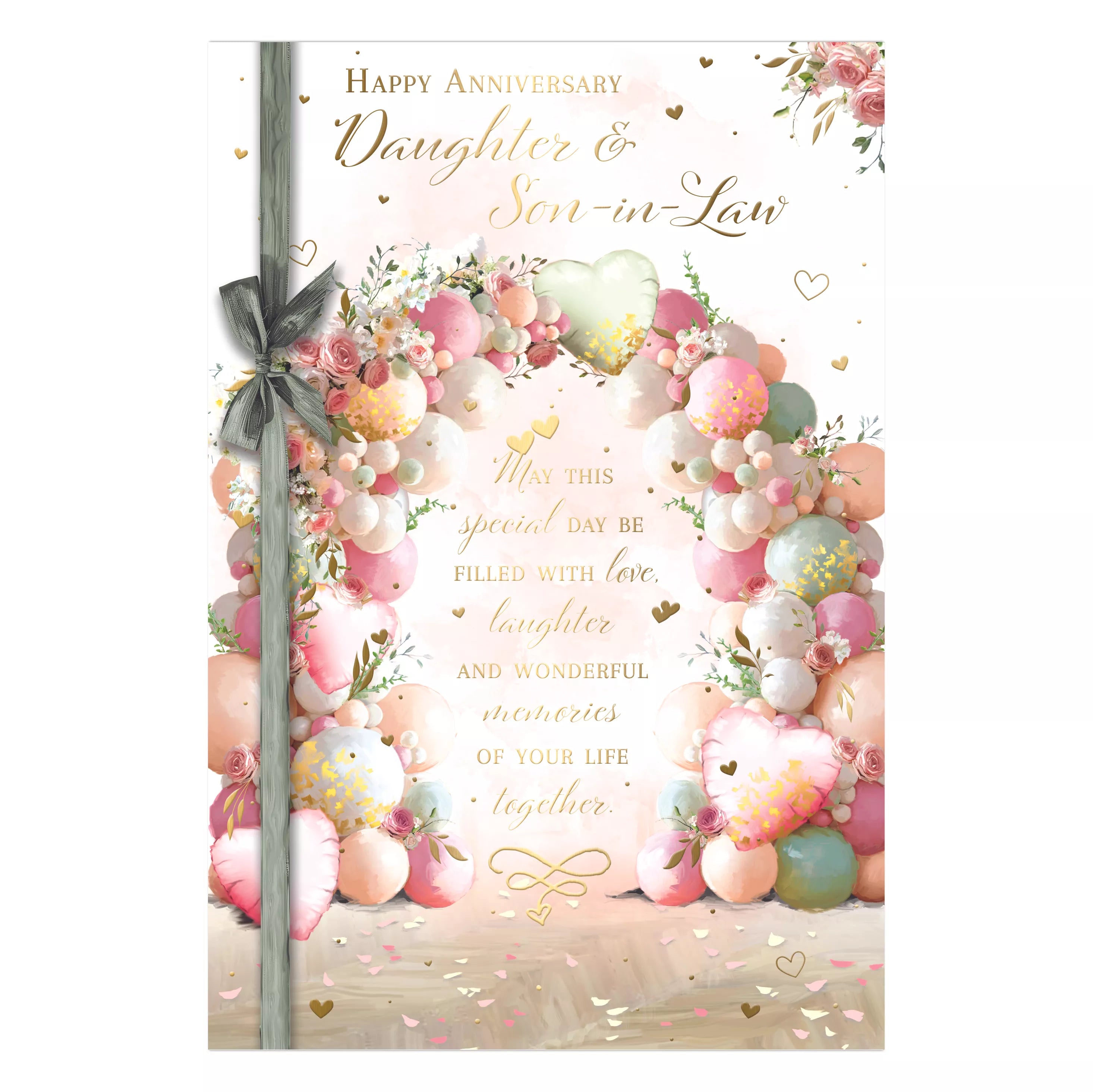 Set of six Prelude C75 Anniversary Cards featuring elegant designs for daughters and sons-in-law, ideal for special occasions.