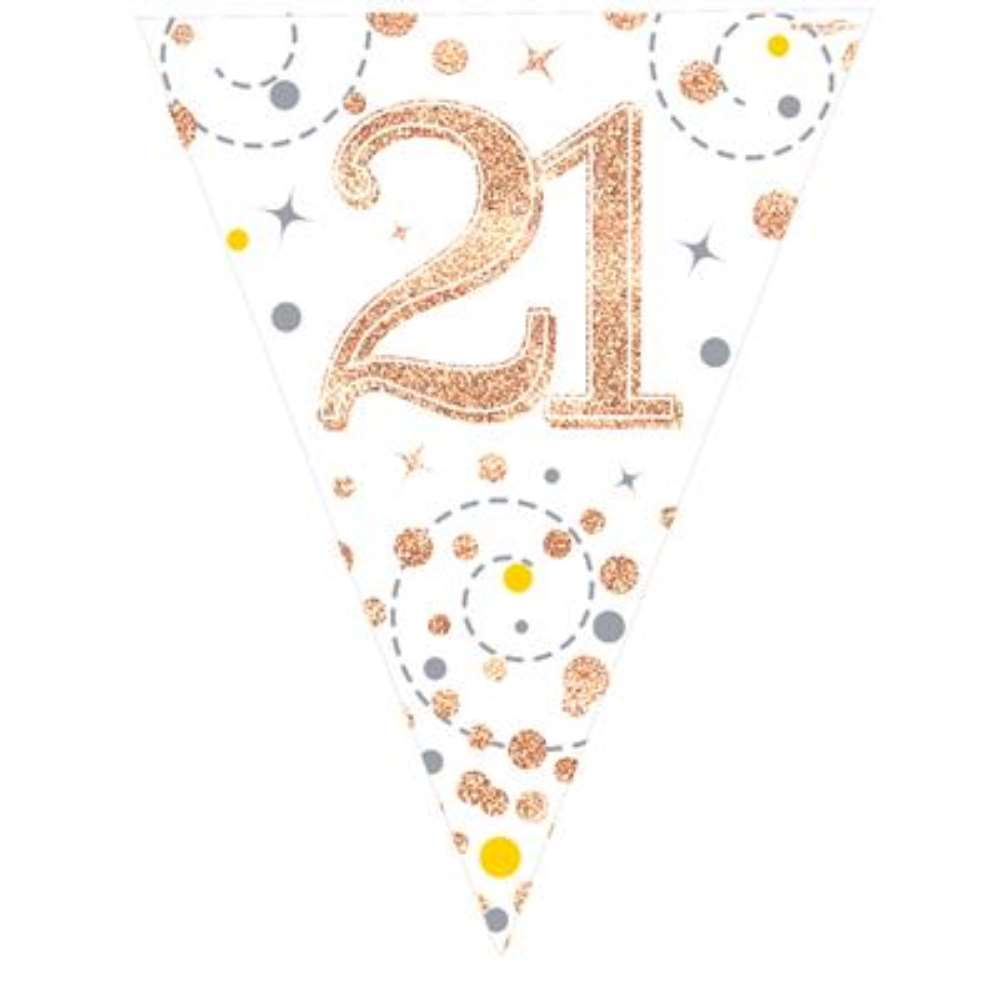 Oaktree Bunting Age 21 Fizz Rose Gold 3.9m
