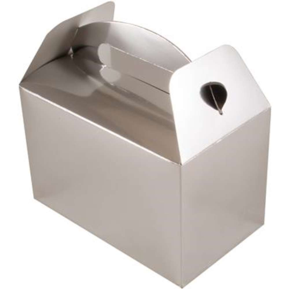 Oaktree Party Boxes Silver 100x154x92mm 6pk