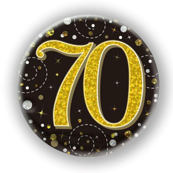 Oaktree Sparkling Fizz Badge Age 70 Black 3