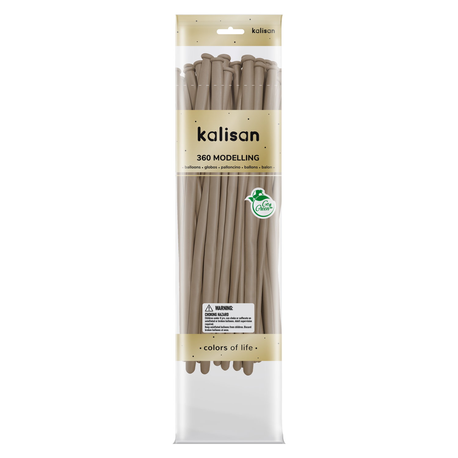 Kalisan 50 Pack Nozzle Up Standard Hazlenut 360
