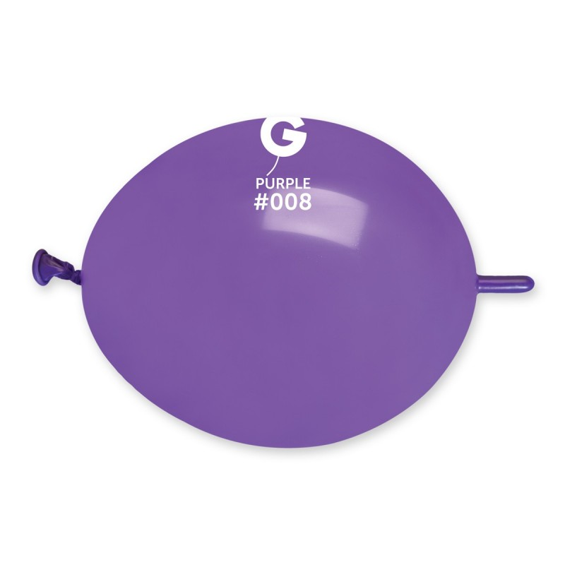 Gemar 100 Pack Latex Balloons Glink Purple 6