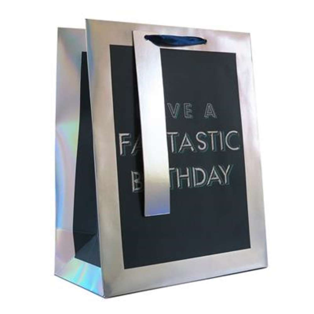 Fantastic Birthday Male Gift Bag Medium 6pk
