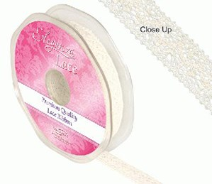 Eleganza Ribbon Lace Classic Ivory 13mm x 10M